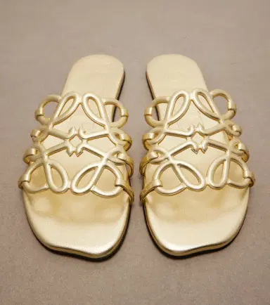 Loewe Paula's Ibiza Petal Anagram leather slides | Thumbnail 2 Loewe Paula's Ibiza Petal Anagram leather slides | Thumbnail 2