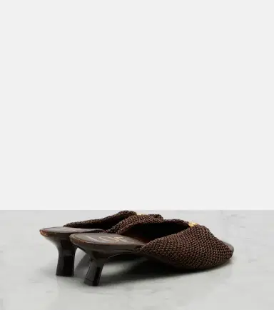 Loewe Paula's Ibiza Pebble Soft mules | Thumbnail 4