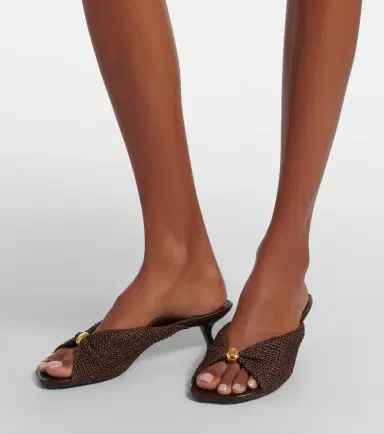 Loewe Paula's Ibiza Pebble Soft mules | Thumbnail 5