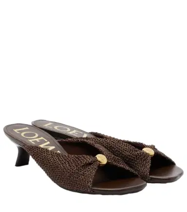 Loewe Paula's Ibiza Pebble Soft mules | Thumbnail 1