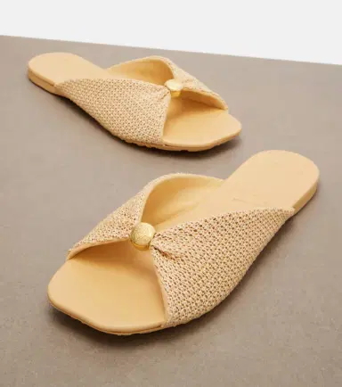 Loewe Paula's Ibiza Pebble Soft slides | Thumbnail 3