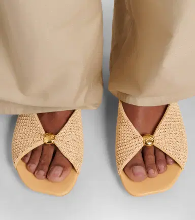Loewe Paula's Ibiza Pebble Soft slides | Thumbnail 6