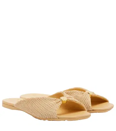Loewe Paula's Ibiza Pebble Soft slides | Thumbnail 1