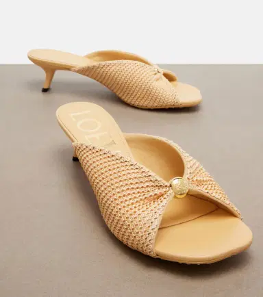 Loewe Paula's Ibiza Pebble Soft mules | Thumbnail 4