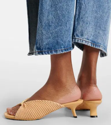 Loewe Paula's Ibiza Pebble Soft mules | Thumbnail 5