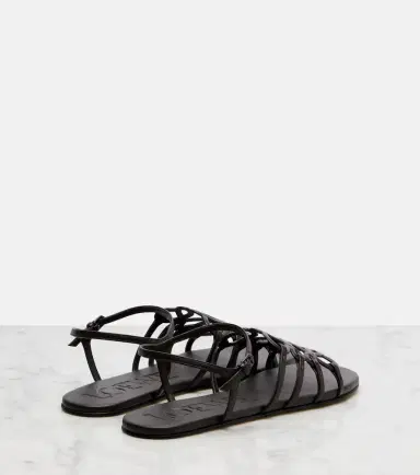 Loewe Paula's Ibiza Petal Anagram leather sandals | Thumbnail 3 Loewe Paula's Ibiza Petal Anagram leather sandals | Thumbnail 3