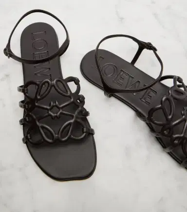 Loewe Paula's Ibiza Petal Anagram leather sandals | Thumbnail 4 Loewe Paula's Ibiza Petal Anagram leather sandals | Thumbnail 4