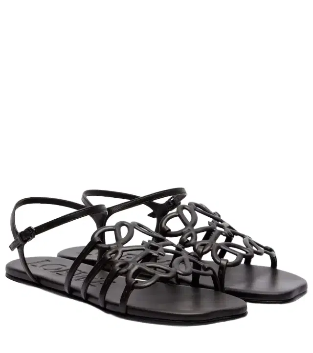 Loewe Paula's Ibiza Petal Anagram leather sandals