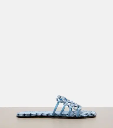 Loewe Paula's Ibiza Petal Anagram canvas slides | Thumbnail 2 Loewe Paula's Ibiza Petal Anagram canvas slides | Thumbnail 2