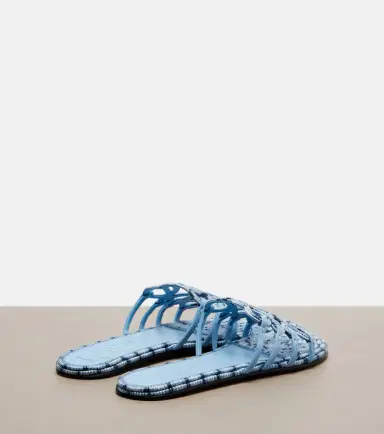 Loewe Paula's Ibiza Petal Anagram canvas slides | Thumbnail 3 Loewe Paula's Ibiza Petal Anagram canvas slides | Thumbnail 3