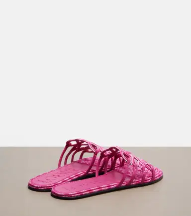 Loewe Paula's Ibiza Petal Anagram canvas slides | Thumbnail 3 Loewe Paula's Ibiza Petal Anagram canvas slides | Thumbnail 3