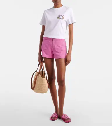 Loewe Paula's Ibiza Petal Anagram canvas slides | Thumbnail 5 Loewe Paula's Ibiza Petal Anagram canvas slides | Thumbnail 5