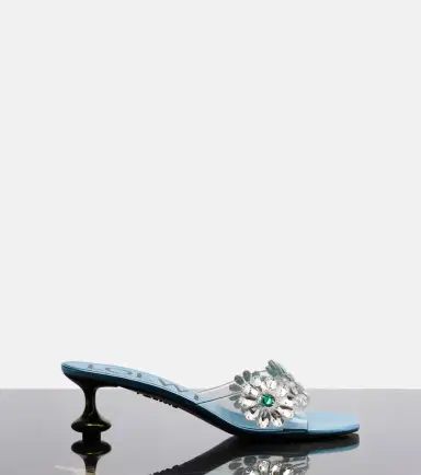 Loewe Paula's Ibiza Toy Crystal Flowers mules | Thumbnail 3 Loewe Paula's Ibiza Toy Crystal Flowers mules | Thumbnail 3
