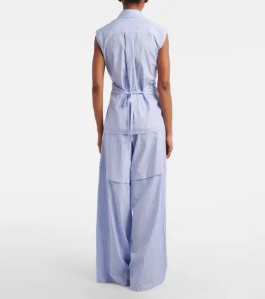 Loewe Paula's Ibiza striped cotton poplin wide-leg pants | Thumbnail 4 Loewe Paula's Ibiza striped cotton poplin wide-leg pants | Thumbnail 4