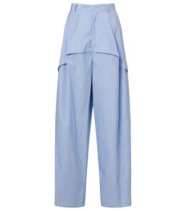 Loewe Paula's Ibiza striped cotton poplin wide-leg pants | Thumbnail 1 Loewe Paula's Ibiza striped cotton poplin wide-leg pants | Thumbnail 1