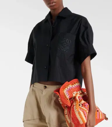 Loewe Paula's Ibiza Anagram cotton-blend shirt | Thumbnail 3