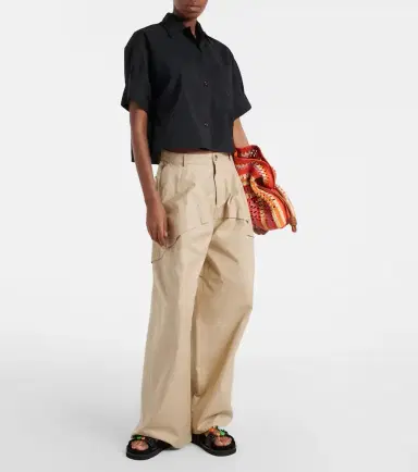 Loewe Paula's Ibiza Anagram cotton-blend shirt | Thumbnail 4