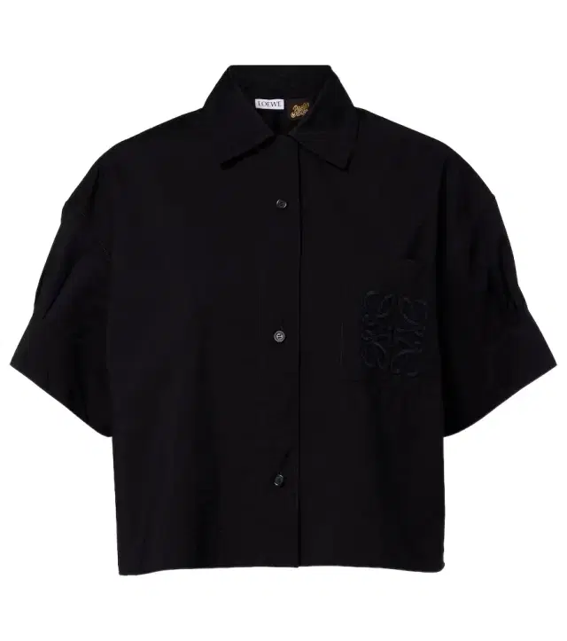 Paula's Ibiza Anagram cotton-blend shirt