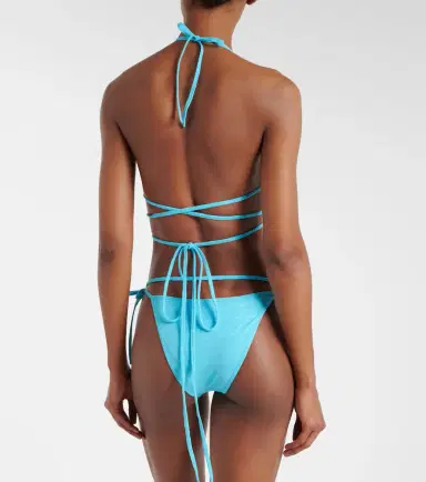 Loewe Paula's Ibiza jacquard bikini top | Thumbnail 3 Loewe Paula's Ibiza jacquard bikini top | Thumbnail 3