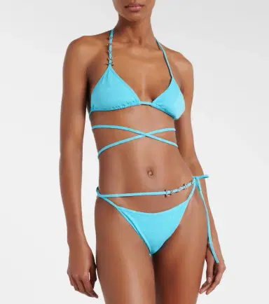Loewe Paula's Ibiza jacquard bikini top | Thumbnail 4 Loewe Paula's Ibiza jacquard bikini top | Thumbnail 4
