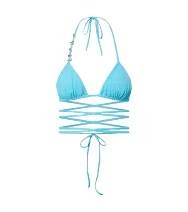 Loewe Paula's Ibiza jacquard bikini top | Thumbnail 1 Loewe Paula's Ibiza jacquard bikini top | Thumbnail 1
