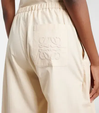 Loewe Paula's Ibiza cotton poplin cropped pants | Thumbnail 2