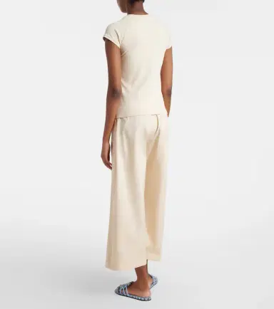 Loewe Paula's Ibiza cotton poplin cropped pants | Thumbnail 4