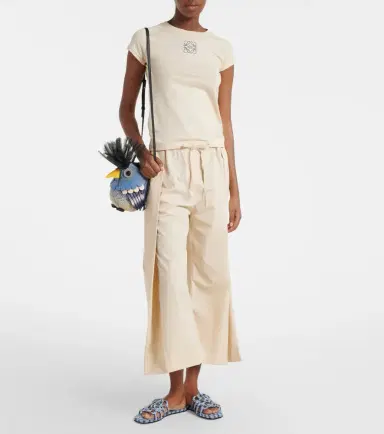 Loewe Paula's Ibiza cotton poplin cropped pants | Thumbnail 6