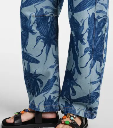 Loewe Paula's Ibiza printed barrel-leg jeans | Thumbnail 2