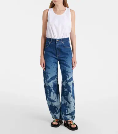 Loewe Paula's Ibiza printed barrel-leg jeans | Thumbnail 5