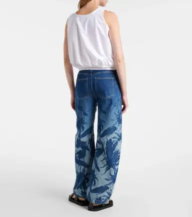 Loewe Paula's Ibiza printed barrel-leg jeans | Thumbnail 6