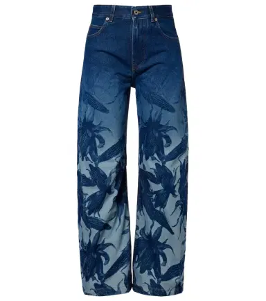 Loewe Paula's Ibiza printed barrel-leg jeans | Thumbnail 1