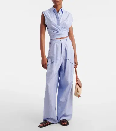 Loewe Paula's Ibiza striped cotton poplin shirt | Thumbnail 4 Loewe Paula's Ibiza striped cotton poplin shirt | Thumbnail 4