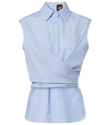 Loewe Paula's Ibiza striped cotton poplin shirt | Thumbnail 1 Loewe Paula's Ibiza striped cotton poplin shirt | Thumbnail 1