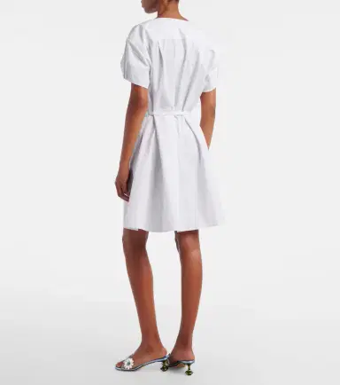 Loewe Paula's Ibiza Anagram cotton-blend shirt dress | Thumbnail 4