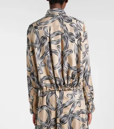 Loewe Paula's Ibiza Anagram silk shirt | Thumbnail 4 Loewe Paula's Ibiza Anagram silk shirt | Thumbnail 4