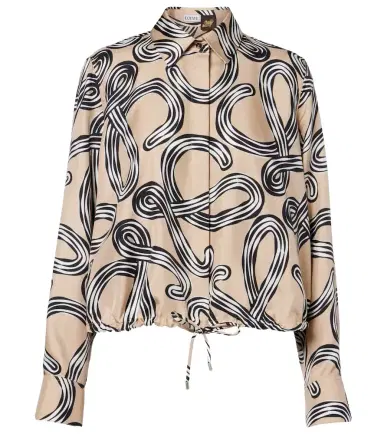 Loewe Paula's Ibiza Anagram silk shirt | Thumbnail 1 Loewe Paula's Ibiza Anagram silk shirt | Thumbnail 1