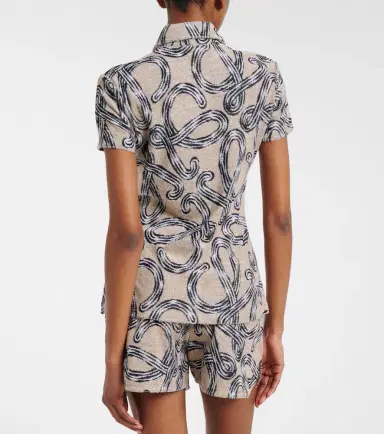 Loewe Paula's Ibiza Anagram cotton-blend shirt | Thumbnail 2