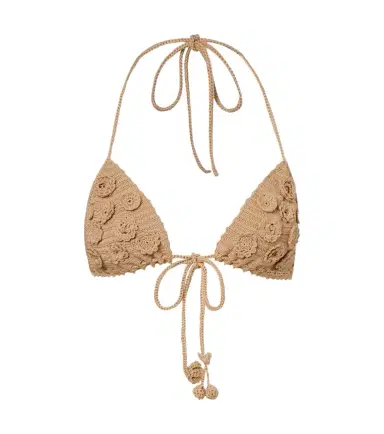 Loewe Paula's Ibiza crochet cotton bra top | Thumbnail 1