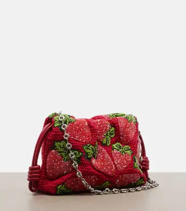 Loewe Paula's Ibiza Flamenco Mini beaded clutch | Thumbnail 4