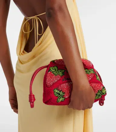Loewe Paula's Ibiza Flamenco Mini beaded clutch | Thumbnail 7