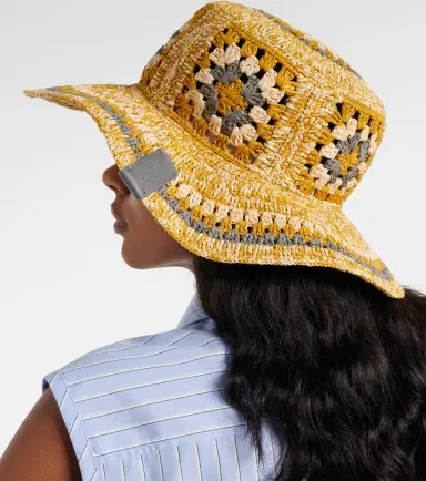 Loewe Paula's Ibiza crochet raffia bucket hat | Thumbnail 4