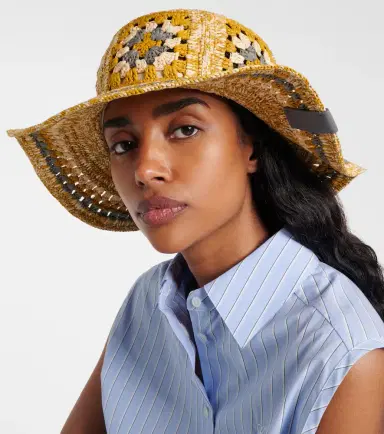 Loewe Paula's Ibiza crochet raffia bucket hat | Thumbnail 5
