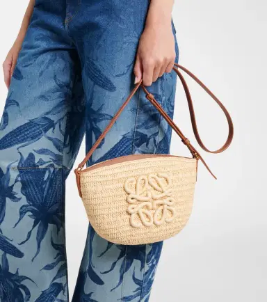 Loewe Paula's Ibiza Eclipse raffia crossbody bag | Thumbnail 6