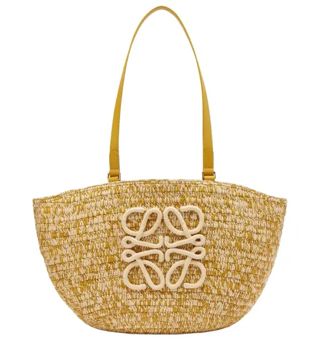 Paula's Ibiza Eclipse Medium raffia basket bag