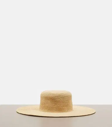 Loewe Paula's Ibiza Anagram raffia sun hat | Thumbnail 4 Loewe Paula's Ibiza Anagram raffia sun hat | Thumbnail 4