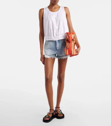 Loewe Paula's Ibiza Flamenco Medium raffia clutch | Thumbnail 5