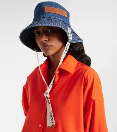 Loewe Paula's Ibiza logo denim bucket hat | Thumbnail 4