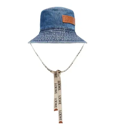 Loewe Paula's Ibiza logo denim bucket hat | Thumbnail 1