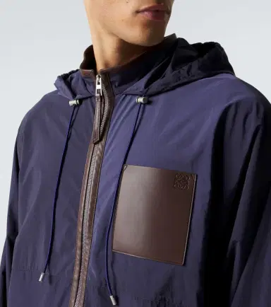 Loewe Paula's Ibiza leather-trimmed ripstop jacket | Thumbnail 3